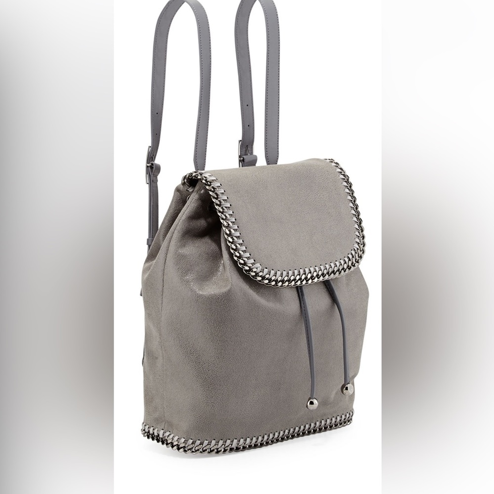 Stella McCartney
Falabella Shaggy Deer Backpack, Light Gray